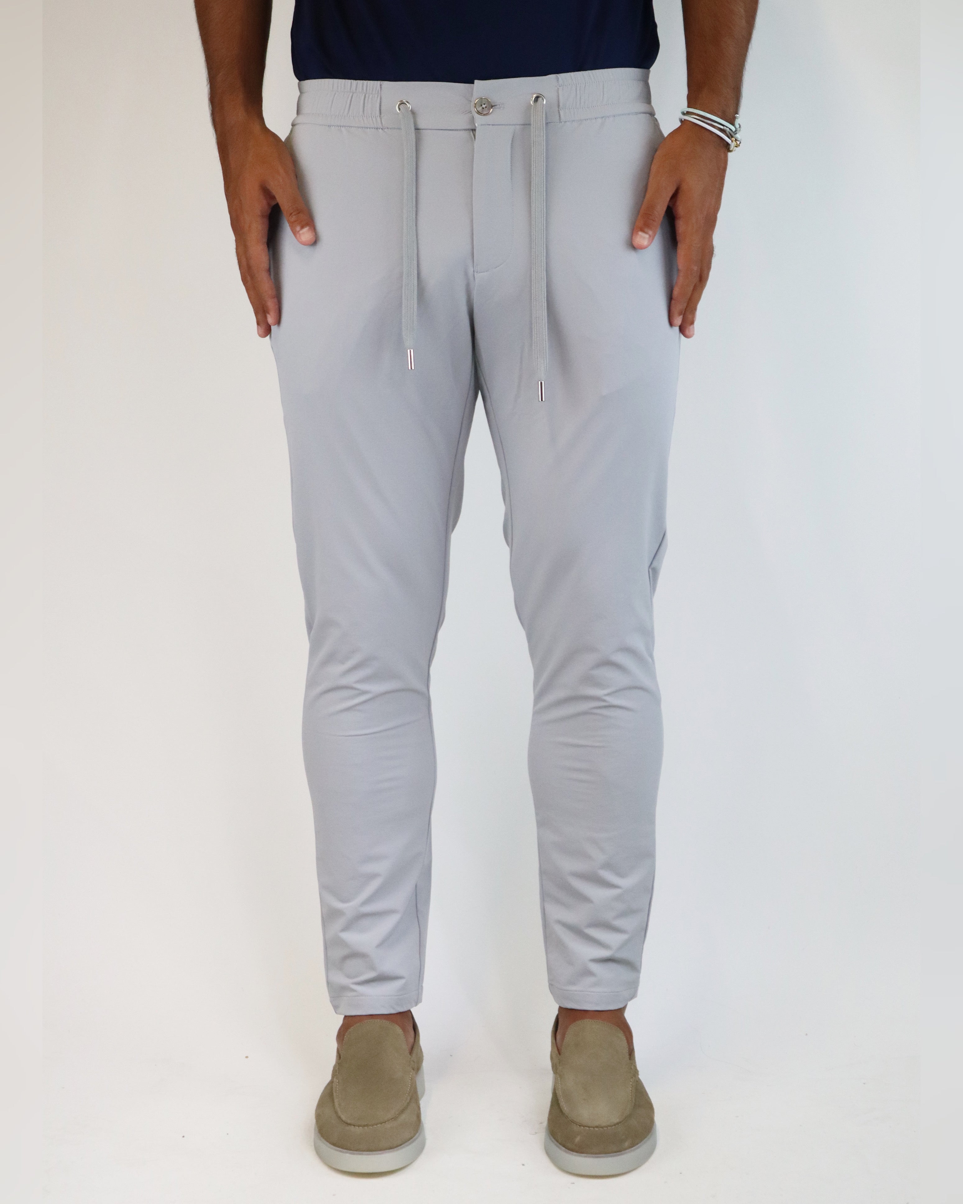 LAVENZI STRETCH PANTALON - GRIJS