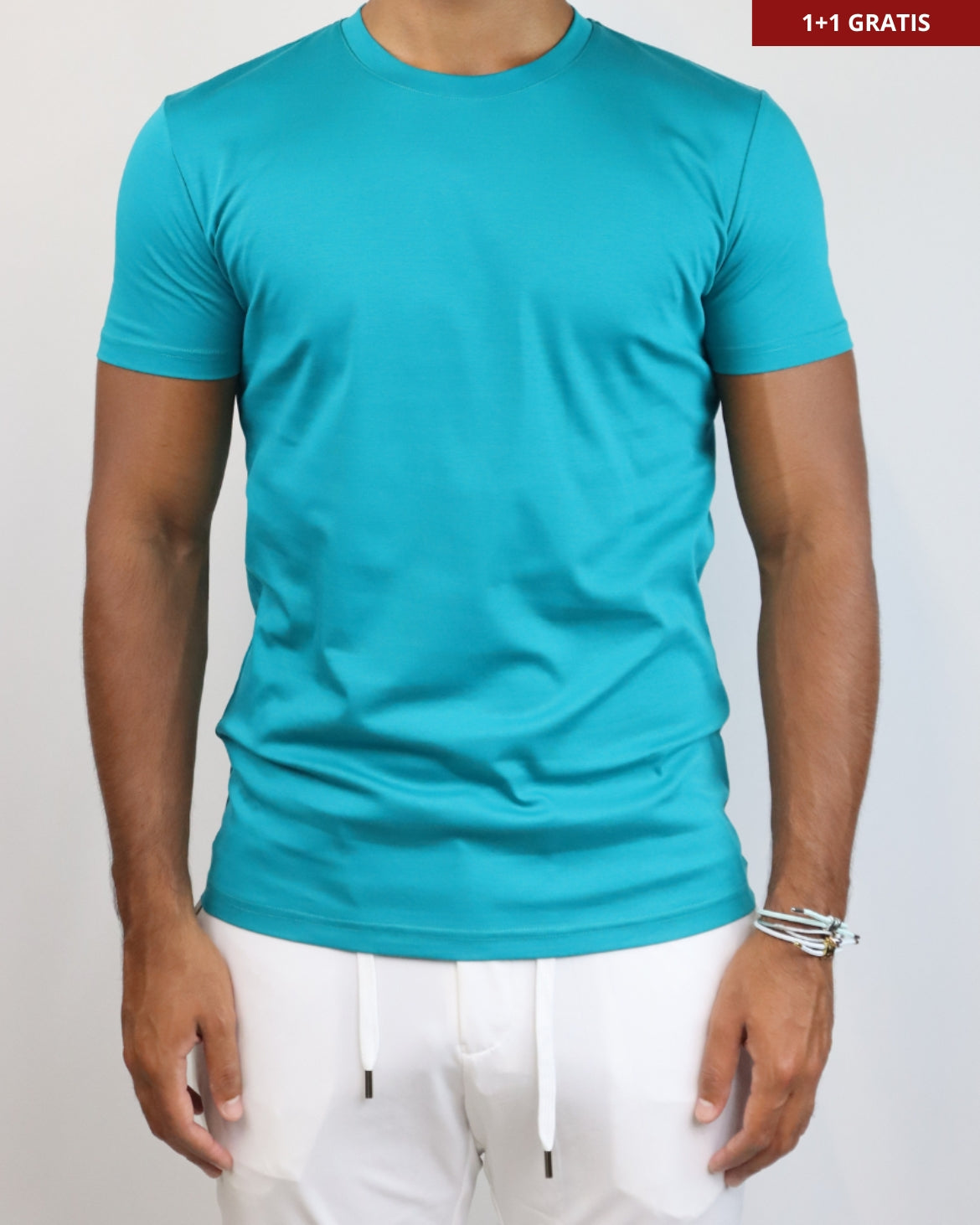 THE MARINA T-SHIRT - TURQUOISE