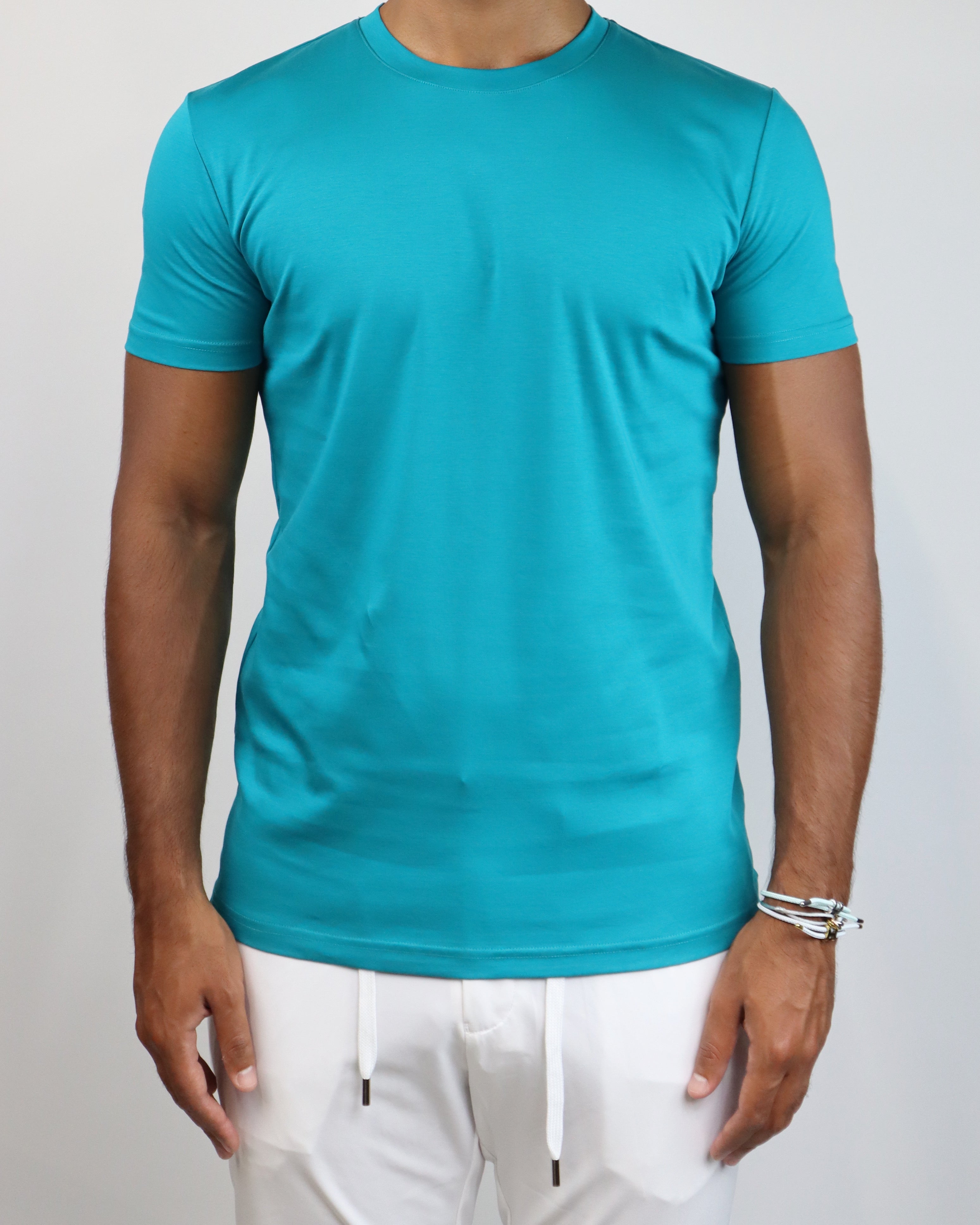 THE MARINA T-SHIRT - TURQUOISE