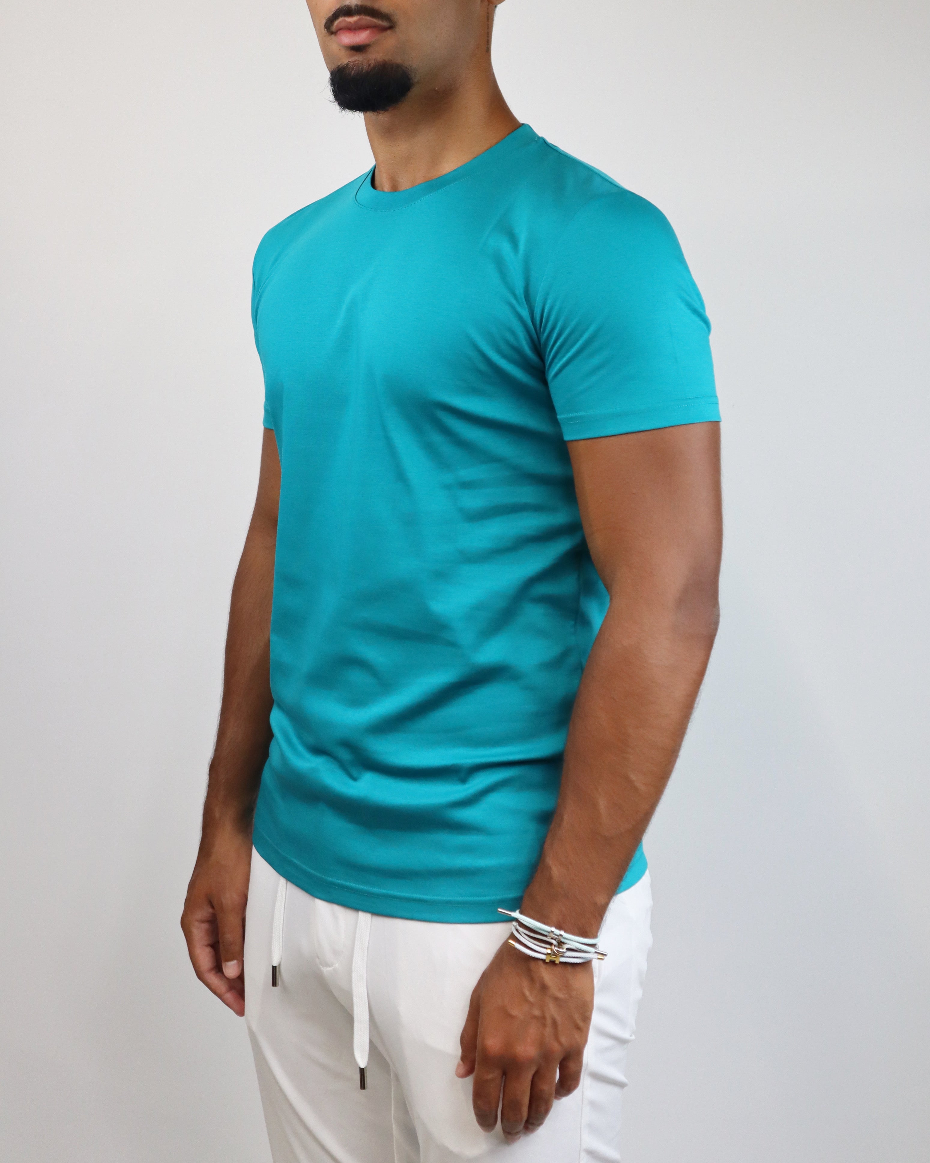 THE MARINA T-SHIRT - TURQUOISE